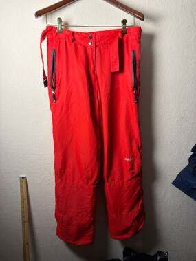 Vintage Peak Performance Womens Large Red  Windstopper Ski Pants